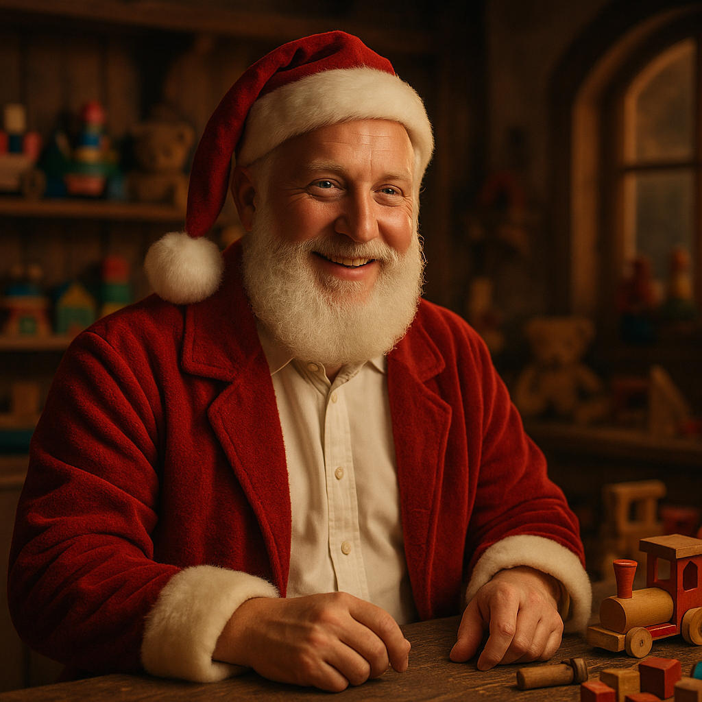 Niclas är Tomten på riktigit